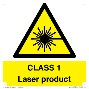 CLASS 1 Laser product
